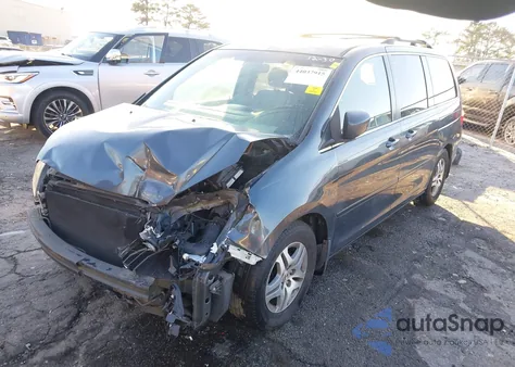 2006 Honda Odyssey Ex-L из США, поврежденный, VIN 5FNRL38786B449938